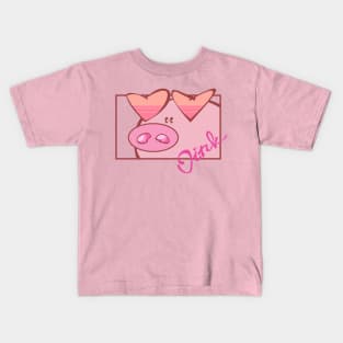 Oink pink Kids T-Shirt